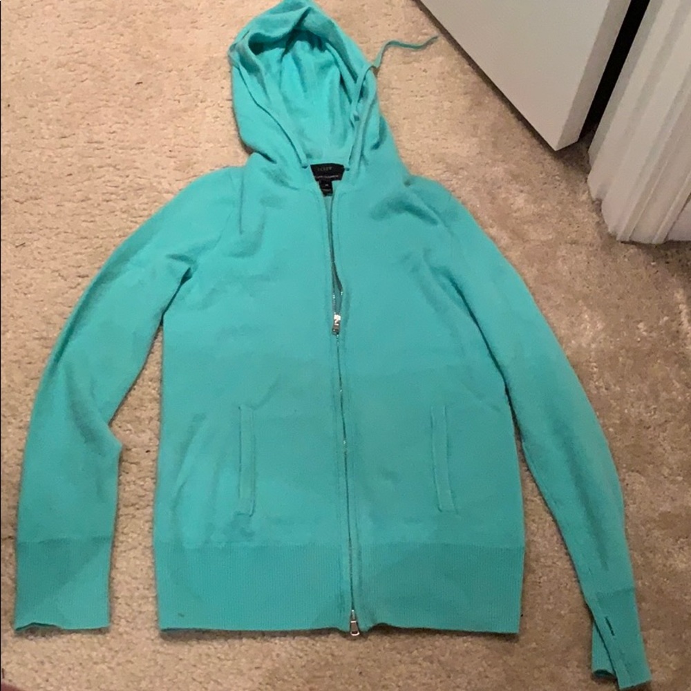 JCREW cashmere hoodie